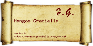 Hangos Graciella névjegykártya